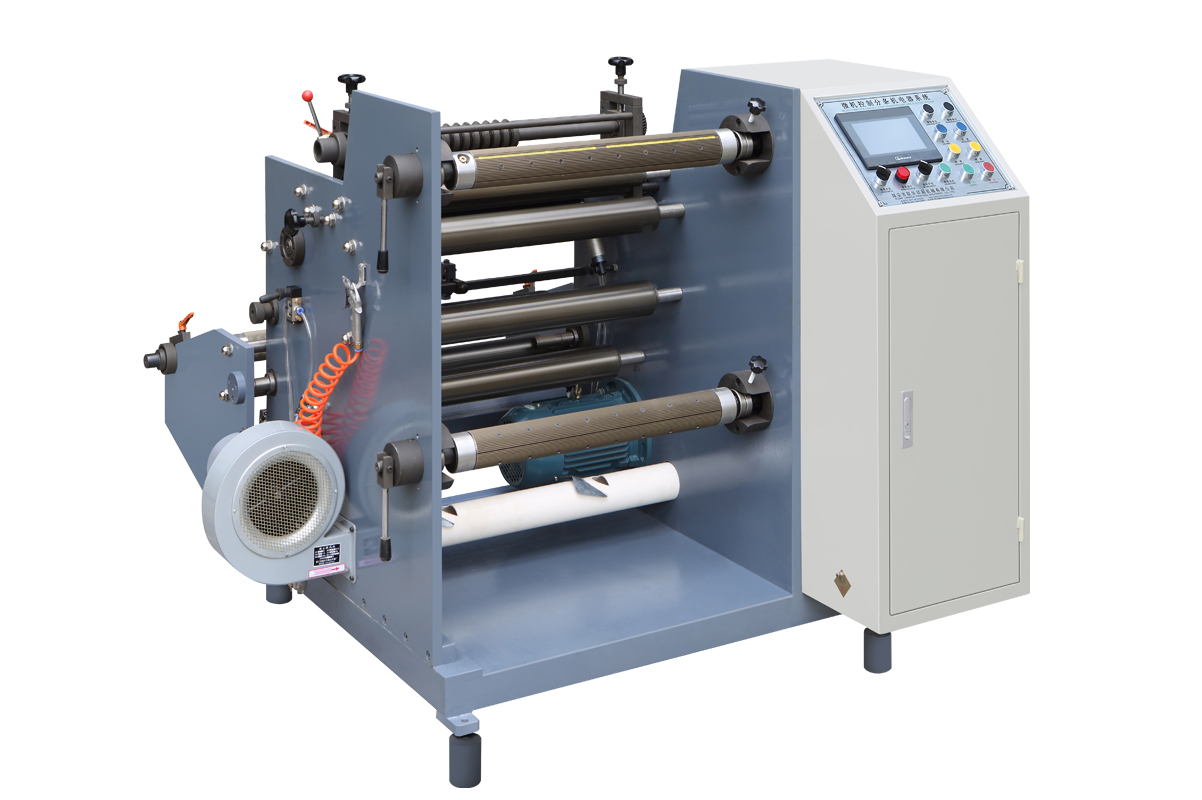 Máquina de rebobinamento e cortador de folha fria de filme pp de pvc com largura de 600, preço de fábrica 