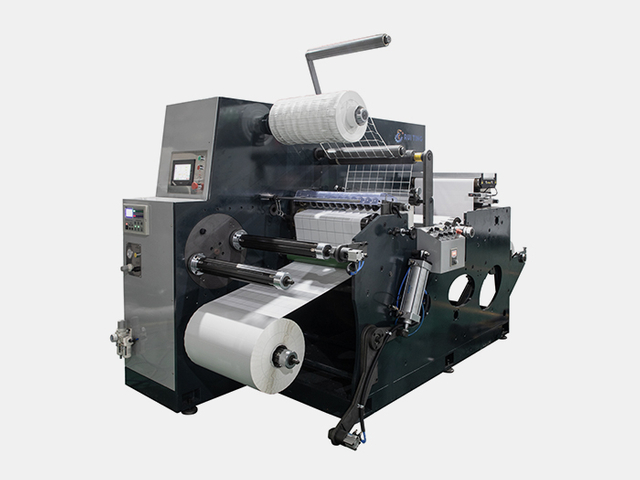 250 m/min/min em branco rótulo rotativo de corte machnie com torre automática