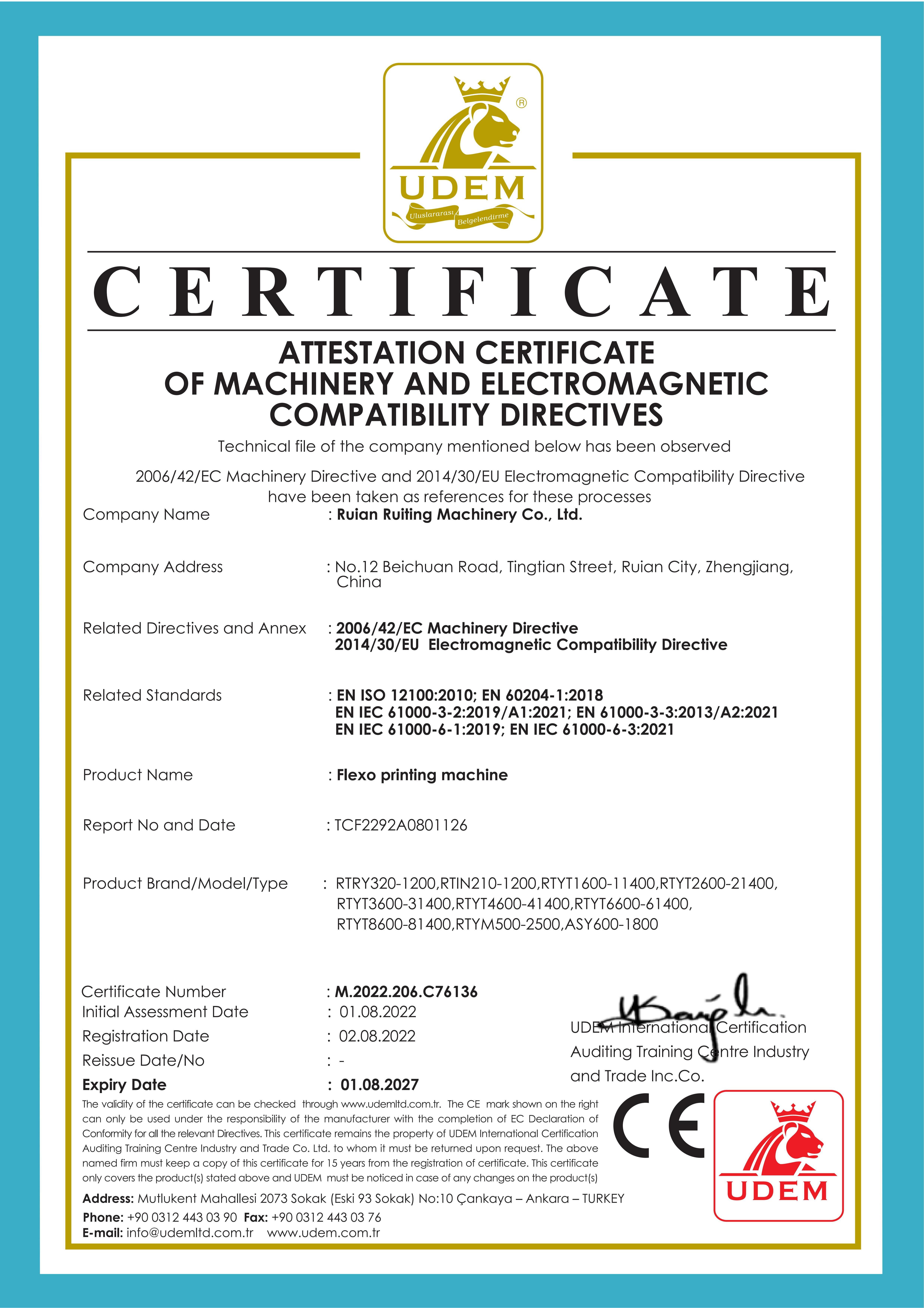 M&aacute;quina de impress&atilde;o flexogr&aacute;fica CE