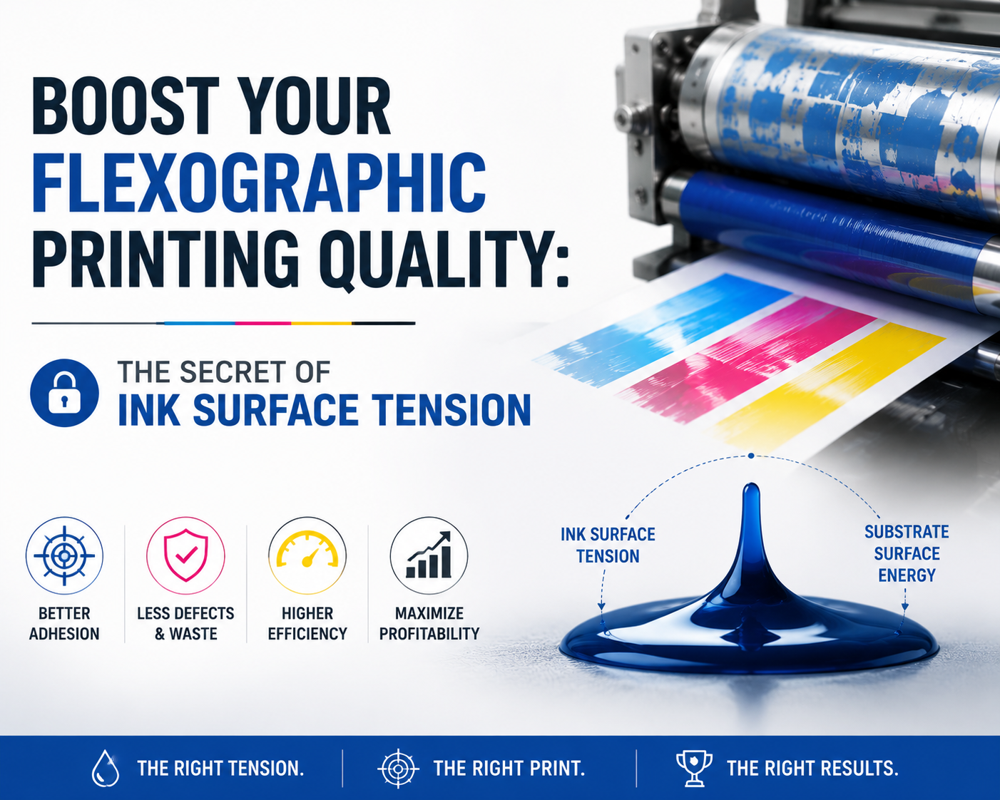 Aumente a qualidade da sua impress&atilde;o flexogr&aacute;fica: o segredo da tens&atilde;o superficial da tinta