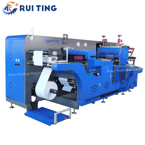 Impress&atilde;o flexogr&aacute;fica intermitente multifuncional de 380/450 mm e m&aacute;quina de combina&ccedil;&atilde;o de corte e vinco intermitente