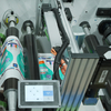 M&aacute;quina de impress&atilde;o flex&iacute;vel da bomba de tinta on -line com unidade de corte e corte rotativa